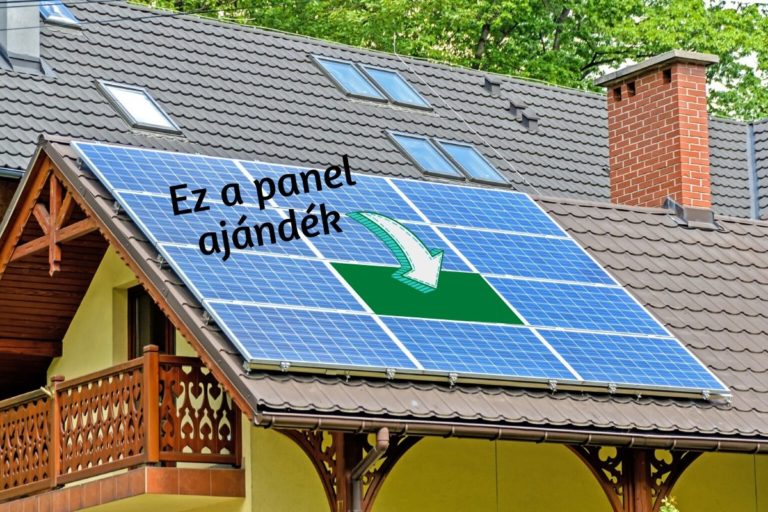 Ingyen napelem panel akció