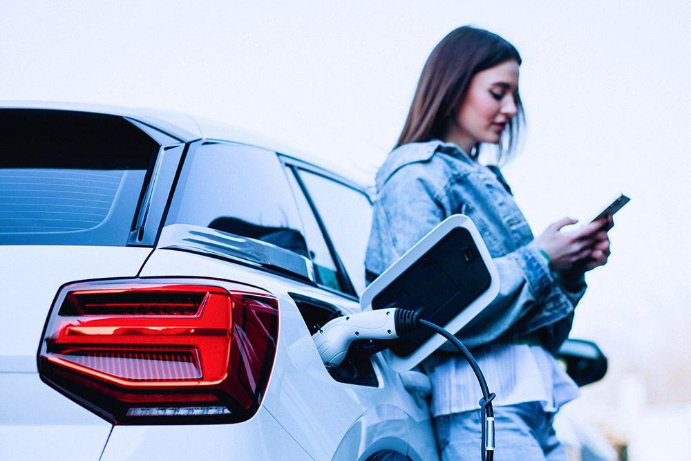 Okos gyorstöltő elektromos autóhoz