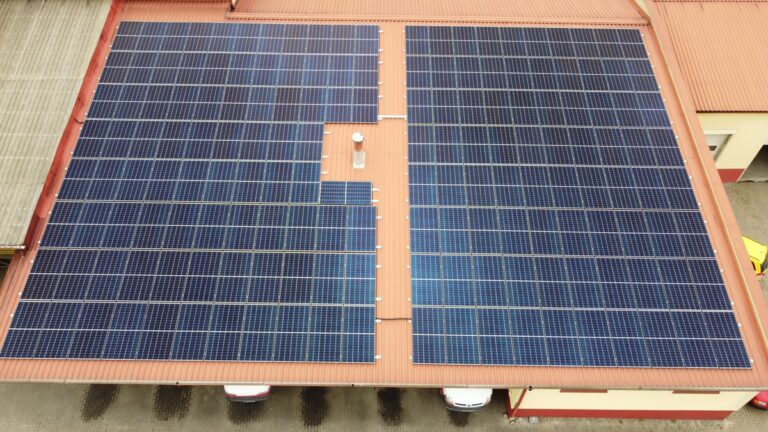 Gershoj Oroszlány napelem rendszer 85 kW